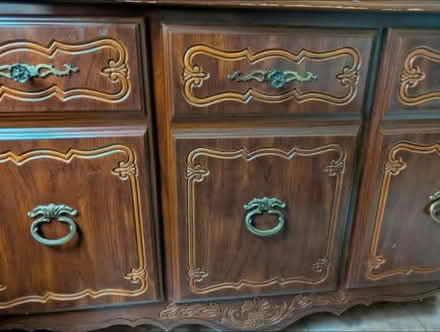 Photo of free Wooden China Cabinet - GOOD (West Orange, NJ) #3