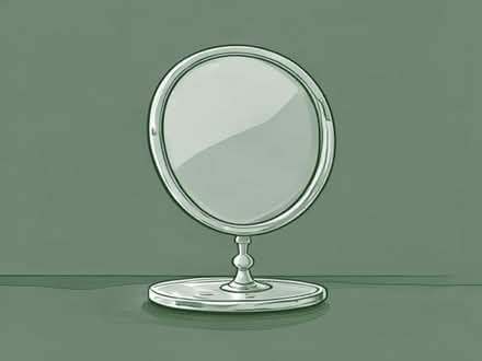 Photo of Large gold mirror (Stone Cross BN23) #1