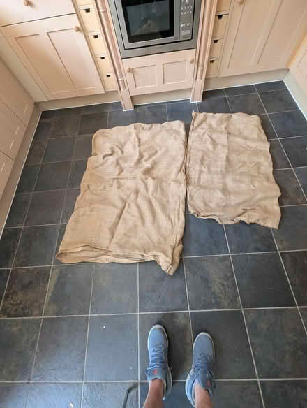 Photo of free Two V Good Condition Hessian Sacks (Leatherhead) #2