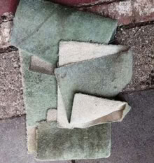 Photo of free Carpet offcuts for weed suppression (Fords Farm RG31) #1