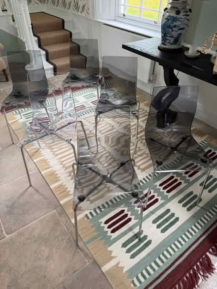 Photo of free Six Perspex chairs (Donhead St Andrew SP7) #1