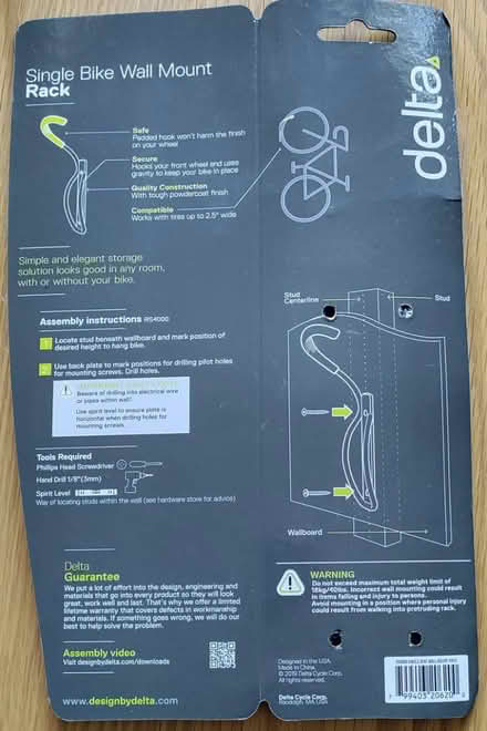 Photo of free Single Bike Wall Mount Racks (4) (Bishopton PA7) #3