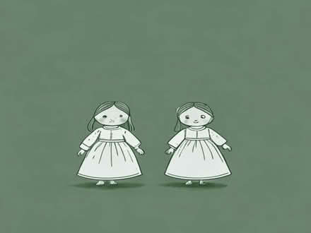 Photo of free 2 traditional dress dolls (Eastbourne BN20) #1