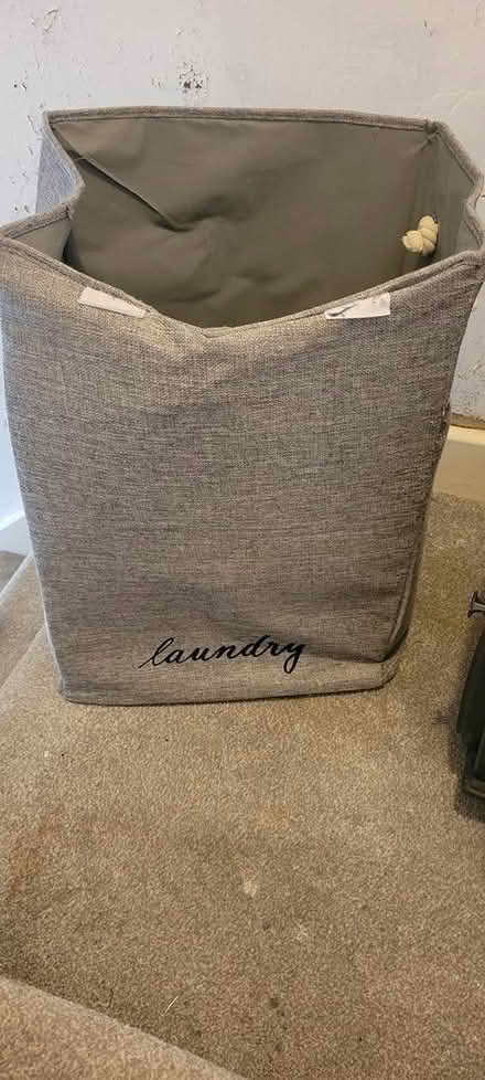Photo of free Grey fabric laundry bin (Marsh LA1) #1