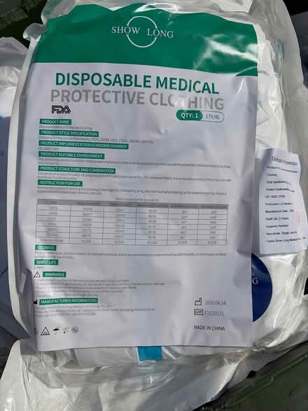 Photo of free Disposable protective clothing (Dublin4) #1
