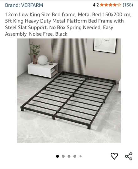 Photo of free Brand New Floor king size bed (RG2 Shinfield) #1