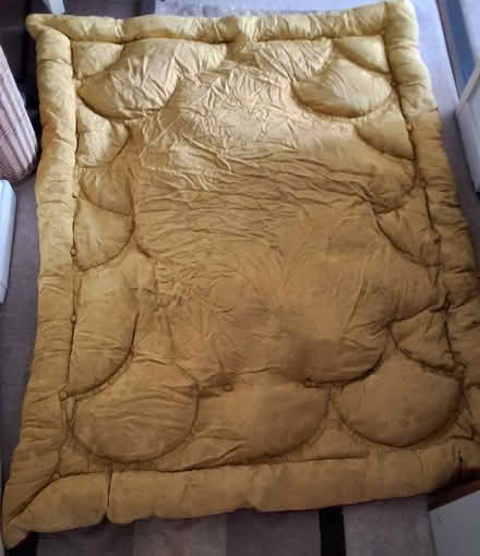 Photo of free Duvet, gold and red (South Acton) #2
