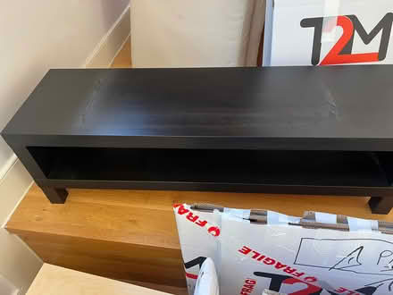 Photo of free IKEA Black TV Shelf (Hampstead NW3) #3