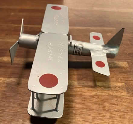Photo of free Hand-crafted model of a bi- plane (Weston Park BA1) #3