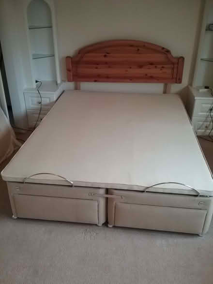 Photo of free Tempur king size bed frame with adjustable slats and drawer (Four Crosses SY22) #4