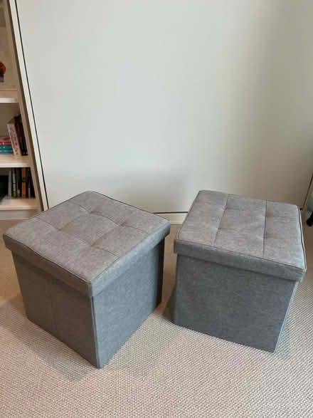 Photo of free 2 x cube ottoman with storage (Charlton SE7) #1