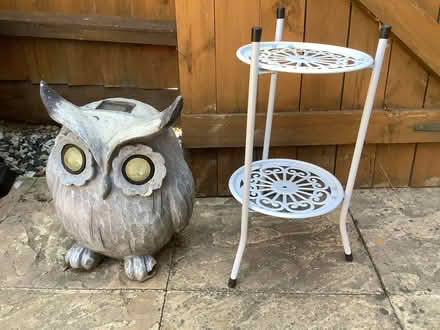 Photo of free Metal plant stand and Owl (IP6 Barham/Claydon/Ipswich) #3