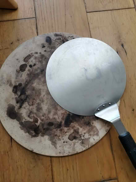 Photo of free Pizza stone and peel (Sw20 Raynes Park) #1