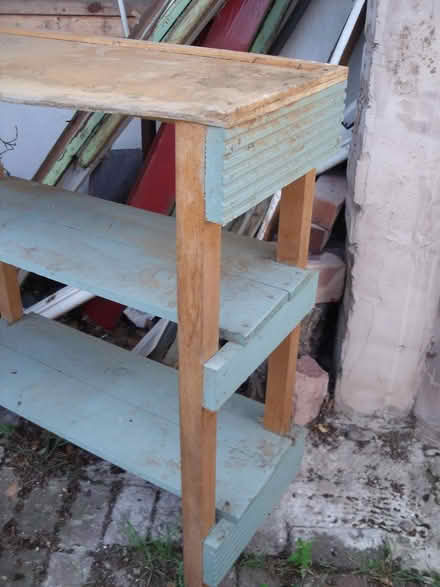 Photo of free small hand made shelf unit (Neston CH64) #2