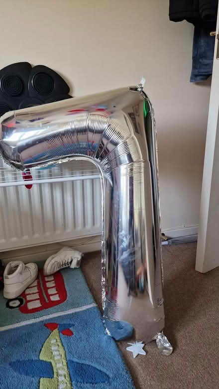 Photo of free Year 7 (77) birthday balloon foil (Clovenstone EH14) #1