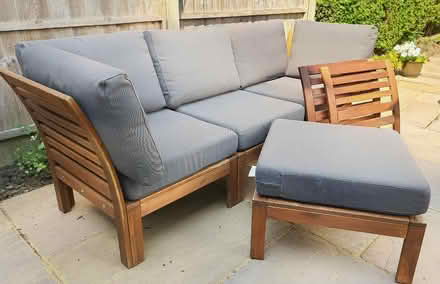 Photo of free Garden furniture sofa and table (Knaphill GU21) #2