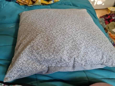 Photo of free Grey book cushion. Cover needs a wash (Alperton HA0) #2