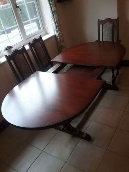 Photo of free Dining room table and chairs (Four Crosses SY22) #2