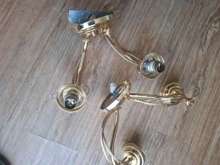 Photo of free Twin wall light x 2 with shades (CV22) #3