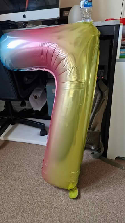 Photo of free Year 7 (77) birthday balloon foil (Clovenstone EH14) #2