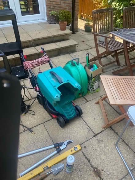 Photo of free Two benches and outside table and 4 chairs lots of garden t, (East Mains G74) #3