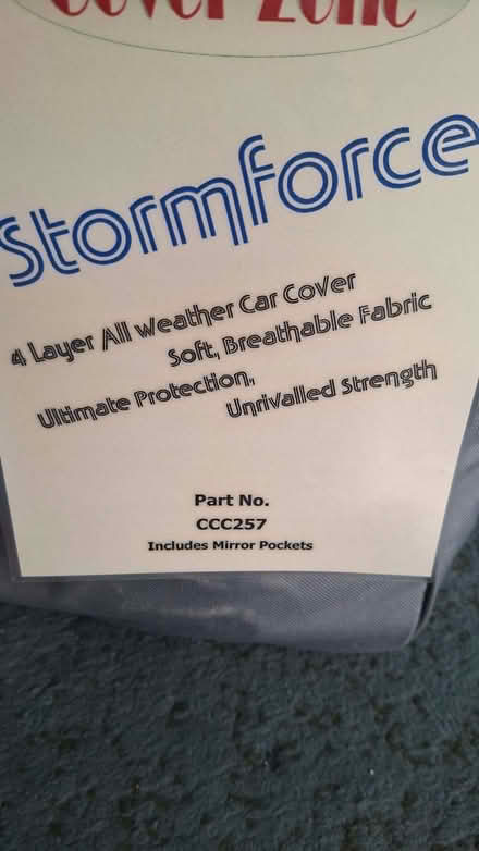 Photo of free Stormforce CCC257 cover for MX5 (Hanover BN2) #1
