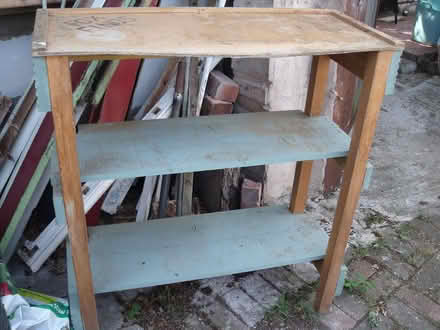 Photo of free small hand made shelf unit (Neston CH64) #1