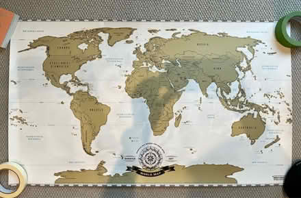 Photo of free Scratch map (in Italian 🇮🇹) (Charlton SE7) #1