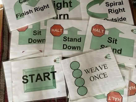 Photo of free Rally dog obedience command signs (Bronte and Third Line area) #1
