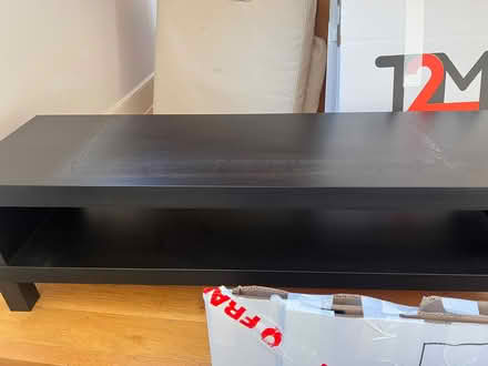 Photo of free IKEA Black TV Shelf (Hampstead NW3) #1