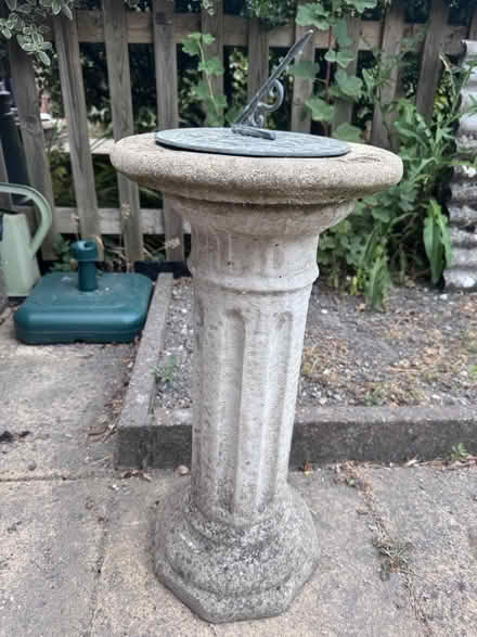 Photo of free Sundial on stone base (Winchester SO23) #2