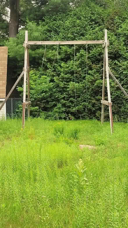 Photo of free Giant wooden swing set (Nepean) #2