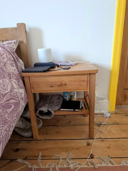 Photo of free Bedside table (Woodseats S8) #1