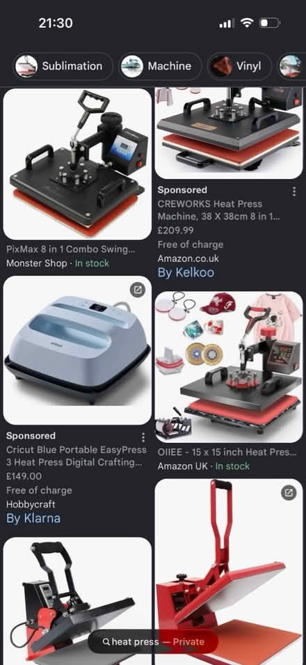 Photo of Heat press (Barking IG11) #1