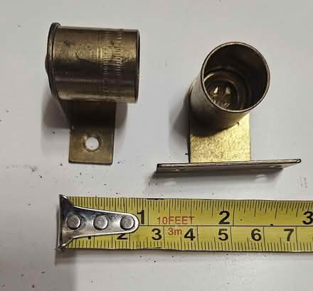 Photo of free Brass net curtain rail brackets (Southwater RH139JL) #1