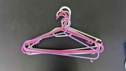 Photo of free 8 plastic coat hangers (Putney SW15) #1