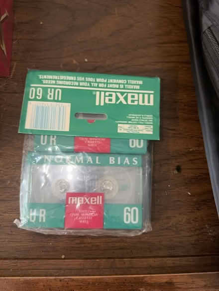 Photo of free unopened audio/video tapes (Camden parc) #3