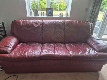 Photo of free Red Sofa (Plymstock PL9) #1