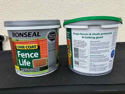 Photo of free 2 cans Ronseal Fence Life (Exwick EX4 2) #4