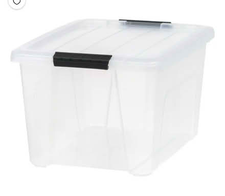 Photo of free Large plastic storage bins with lid (Piscataway near stadium) #2