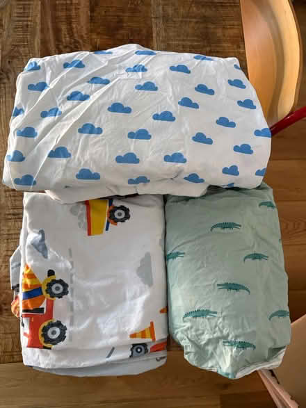 Photo of free Cot bed bedding (Winchester SO22) #1