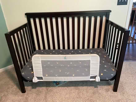 Photo of free Crib and toddler rail (West Littleton) #1