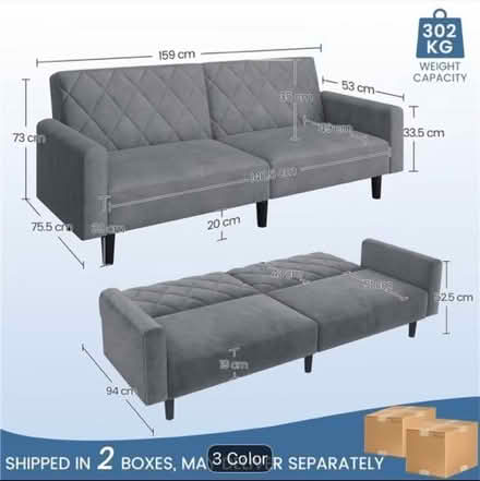 Photo of free Convertible Futon Sofa (LE1) #2