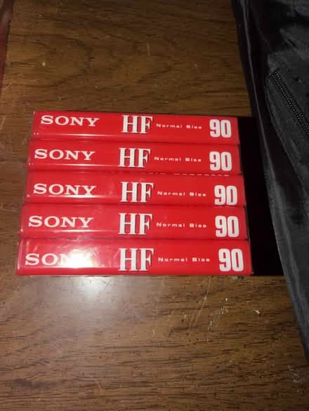 Photo of free unopened audio/video tapes (Camden parc) #2