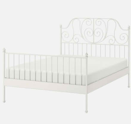 Photo of free Ikea Kingsize metal bedframe (WR3 .) #1