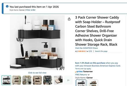 Photo of free Shower caddy (Coley Ave Area RG1) #2