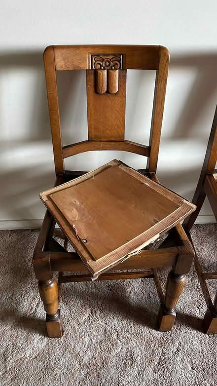 Photo of free Tudor Oak Dining Chairs (Ballarat Central) #2
