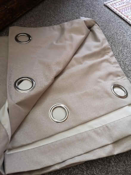 Photo of free Beige 72" curtains (Marsh LA1) #1
