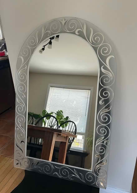 Photo of free Decorative etched mirror (Hunt Club/Conroy area) #1
