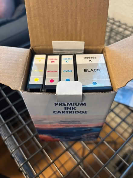 Photo of free HP printer ink (porch pickup) (SW Denver (Alameda + Federal)) #1
